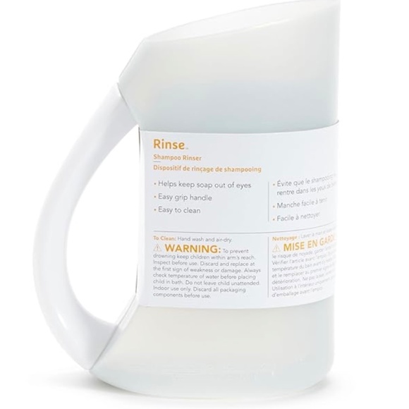 New Munchkins Rinse Shampoo Bath Rinser Cup Ultra Soft Flex Rim Kids Pets Elders - Picture 4 of 6